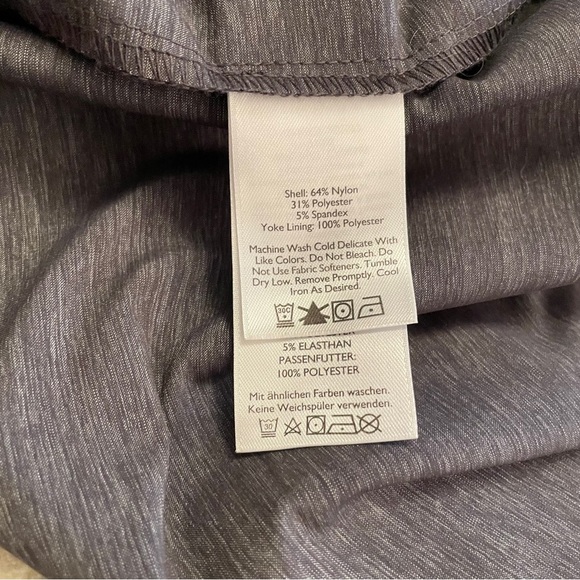 Eddie Bauer Grey Wind Zip-Up Jacket/Hood-Zip Front-Drawstring Waist-Size XS - Picture 8 of 9